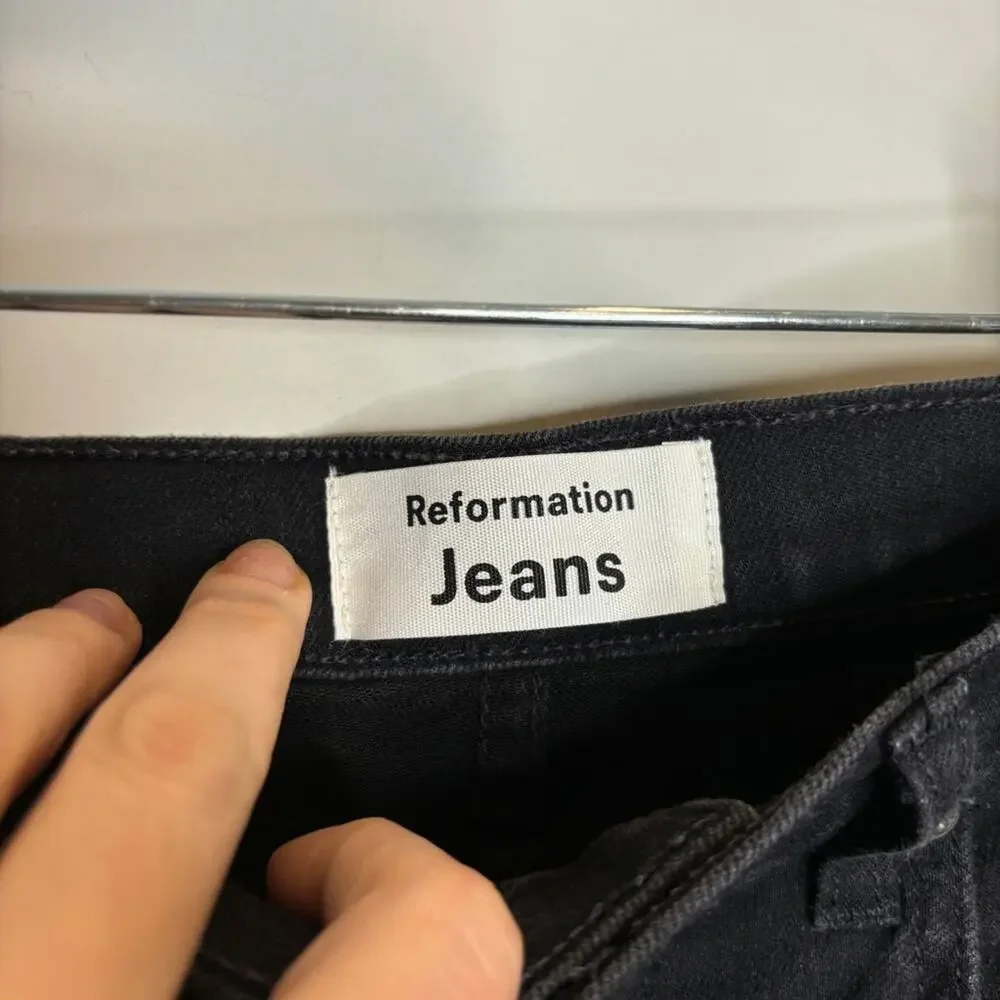 Reformation Emma High Rise Wide Leg Jeans